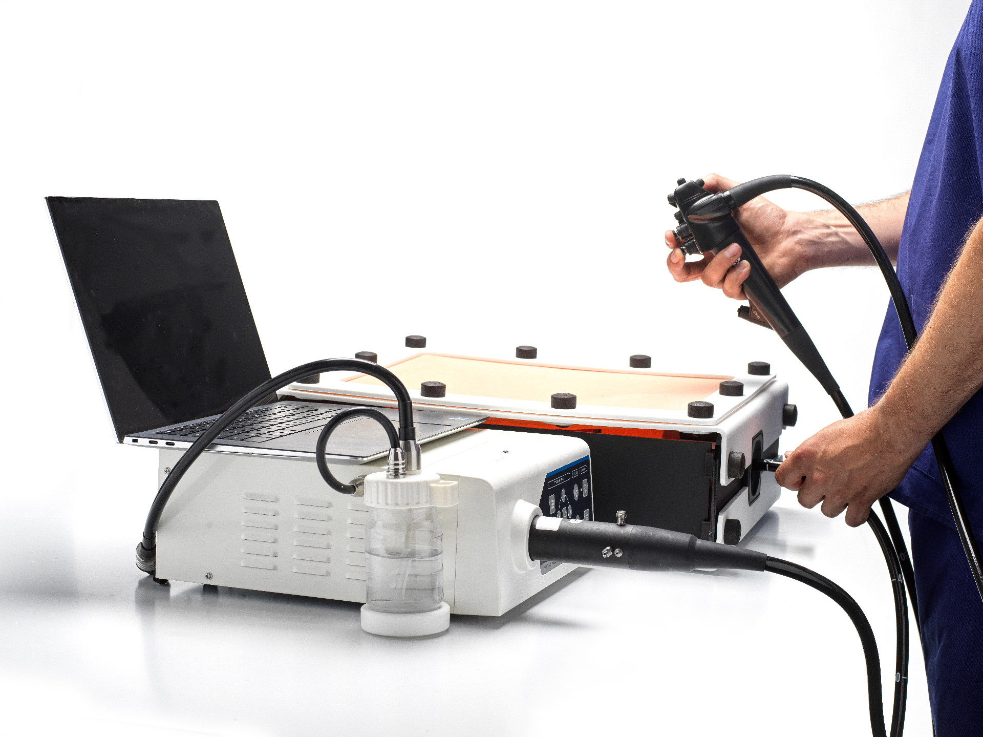 EndoAR flexible endoscopy simulator